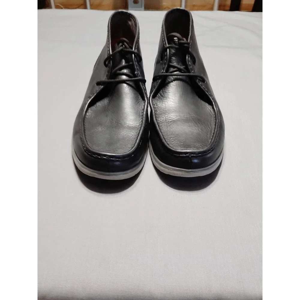 UGG‎ Treadlite Hendrickson Black Leather/Moc-toe Chukka Boot Shoe 1017281 Men 15